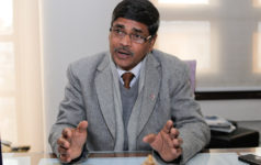 Chief election Commissioner (CEC) Aayodhi Prasad Yadav  Photo: Dinesh Gole/Nagarik/Republica